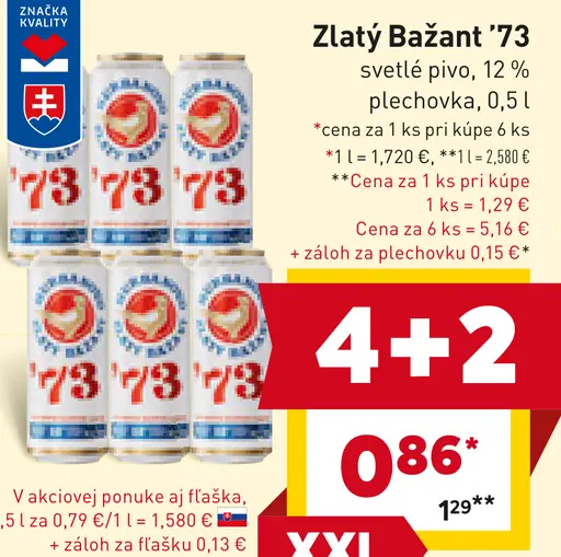 Zlatý Bažant '73 plechovka