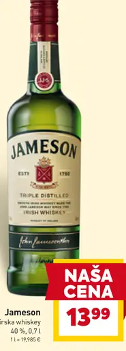 Jameson Irish Whiskey