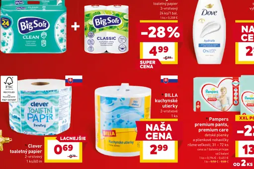 Big Soft Toaletný papier