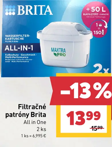 Filtračné patrony Brita All in One
