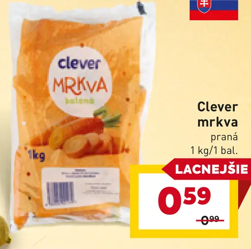 Clever mrkva balená