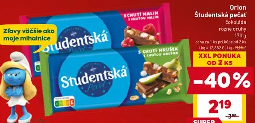 Orion Študentská pečať čokoláda