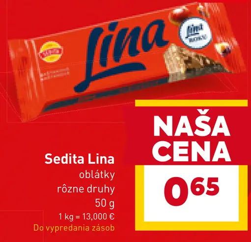 Sedita Lina oblátky