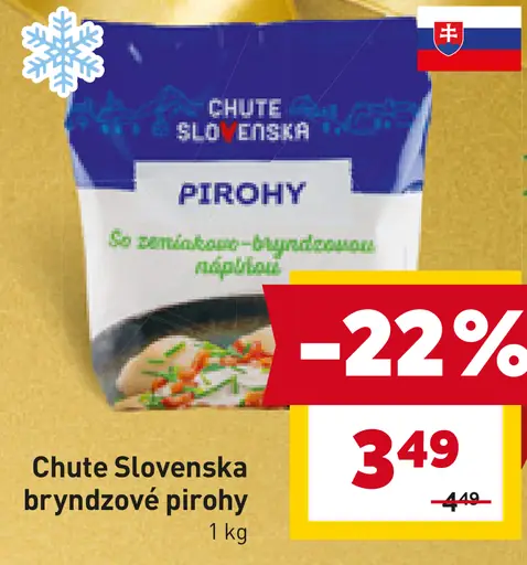 Chute Slovenska bryndzové pirohy