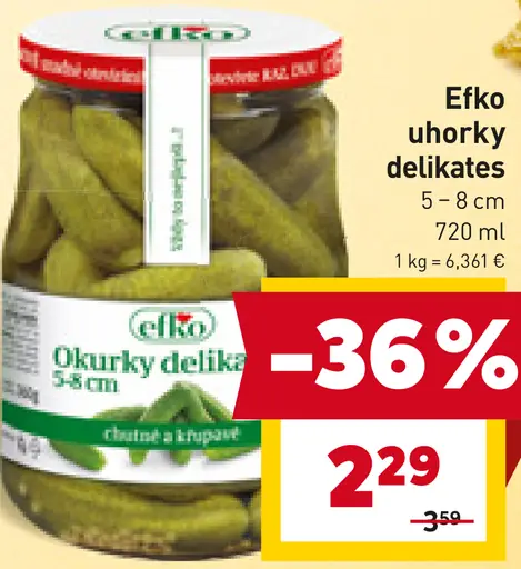 Efko uhorky delikates
