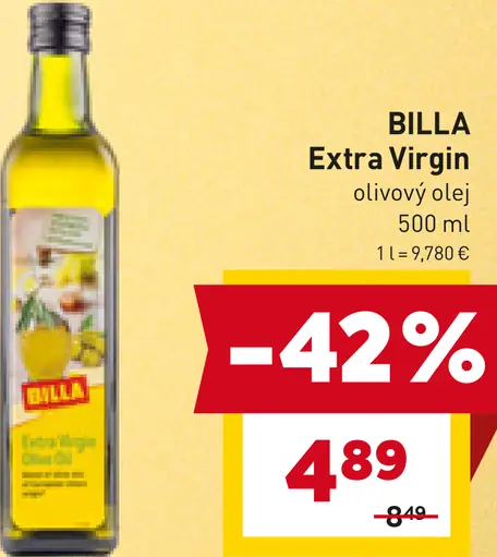 BILLA Olivový olej Extra Virgin