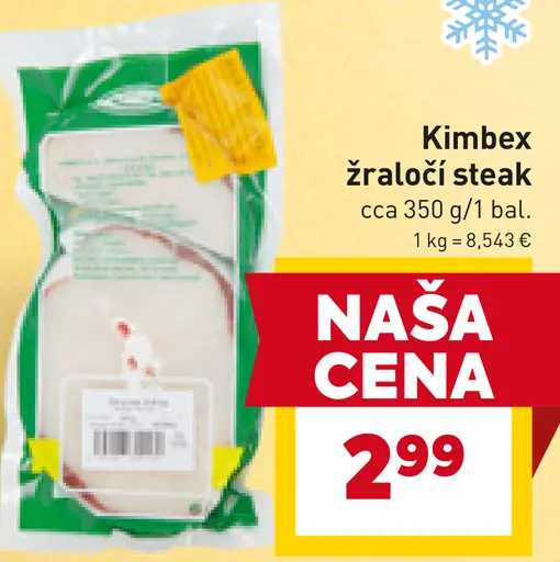 Kimbex žralok steak