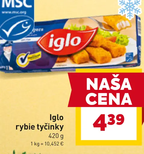IGLO rybie tyčinky
