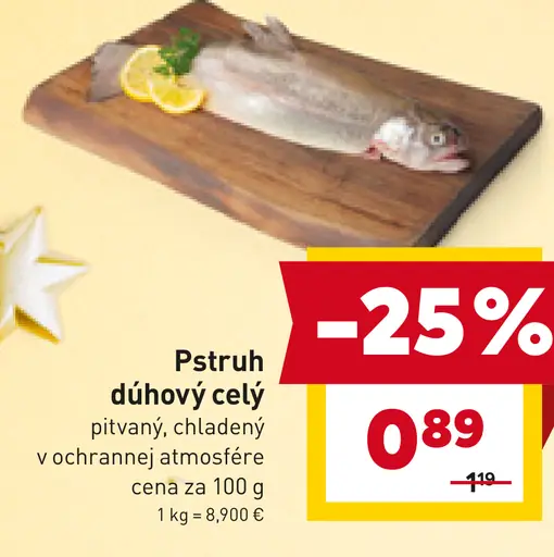 Pstruh dúhový pitvaný