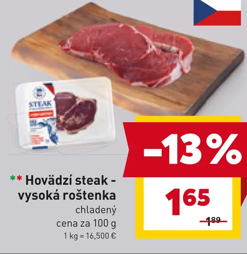 Hovädzí steak
