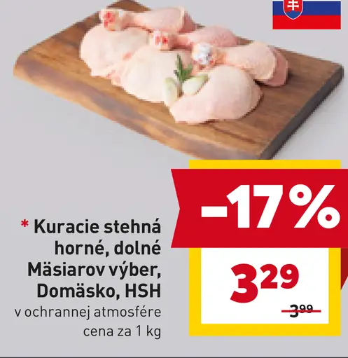 Kuracie stehná hydina Domáško