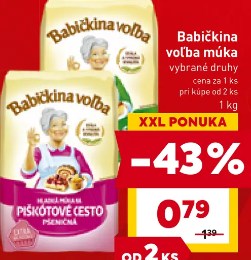 Babičkina voľba múka