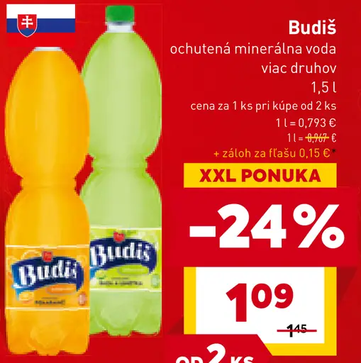 Budiš minerálna voda