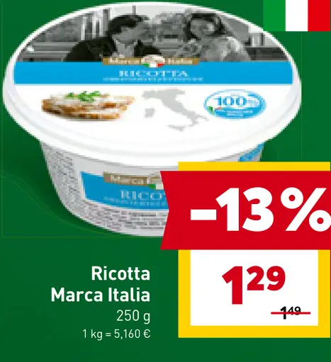 Ricotta Marca Italia