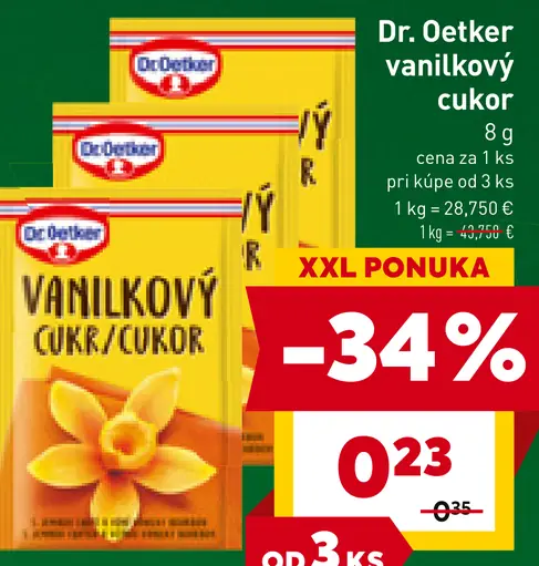 Dr. Oetker Vanilkový cukor