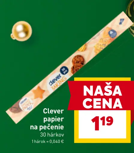 Clever Papier na pečenie