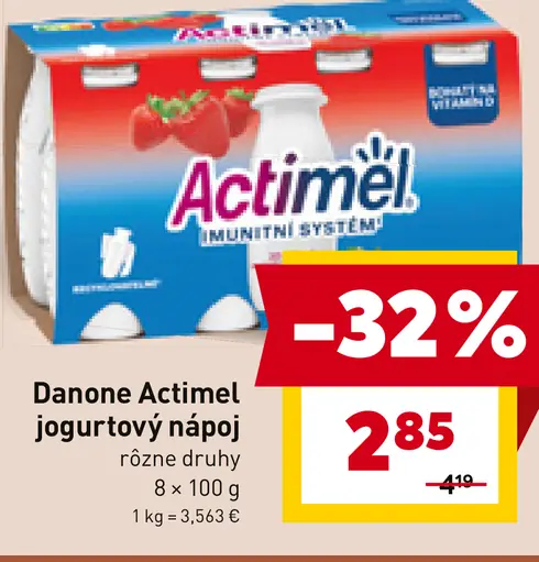 Danone Actimel jogurtový nápoj