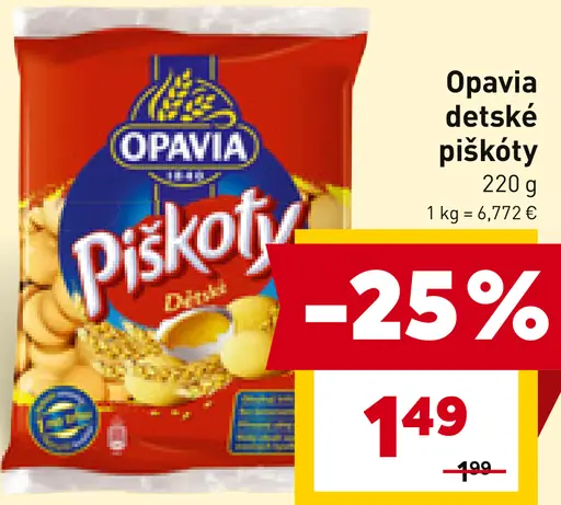 Opavia detské piškóty