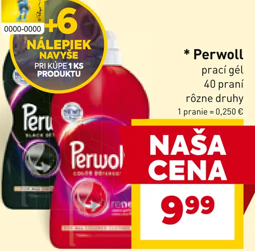 Perwoll prací gél