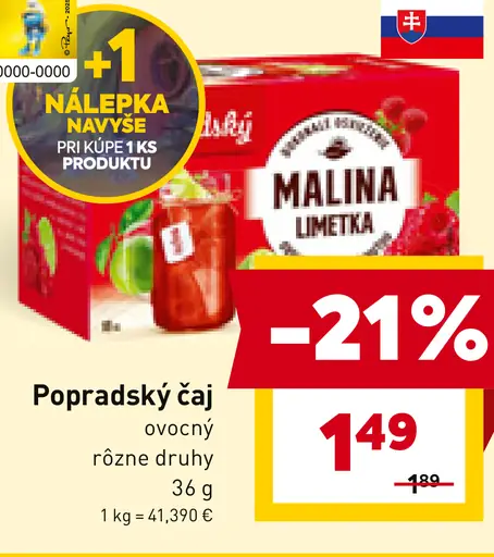 Popradský ovocný čaj Višňa a jahoda, Záhradná zmes