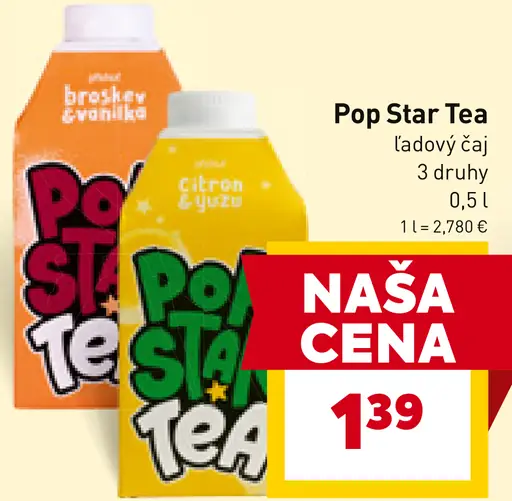 Pop Star Tea ľadový čaj
