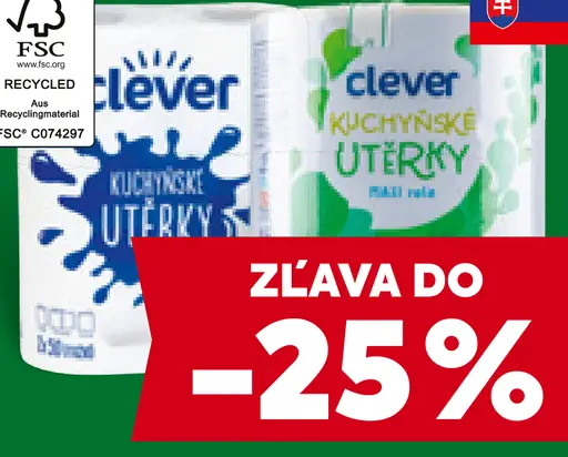 Clever kuchynské utierky