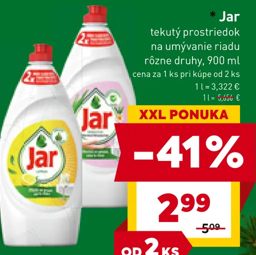 Jar tekutý prostriedok