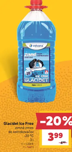Glacidet Ice Free zimná zmes do ostrekovačov