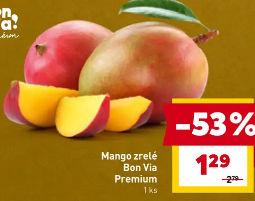 Mango zrelé Bon Via Premium