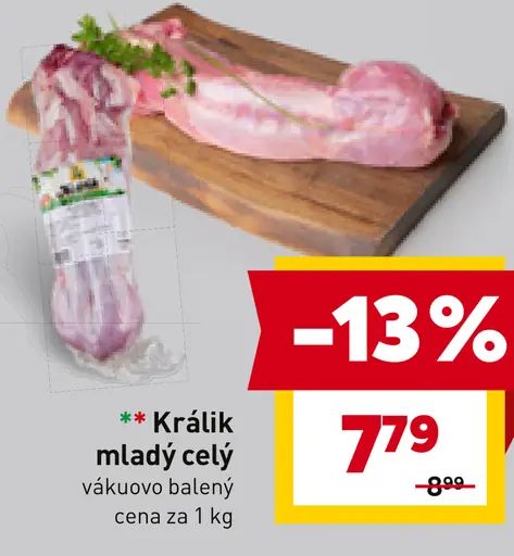 Králik mladý celý