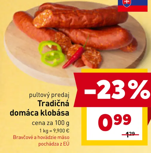 Tradičná domáca klobása