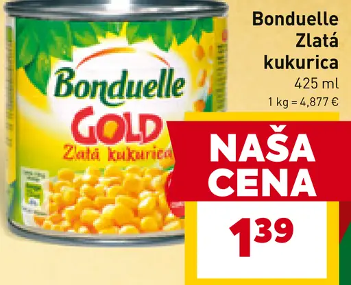 Bonduelle Gold Zlatá kukurica