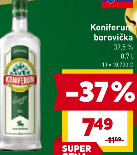 Koniferum borovička