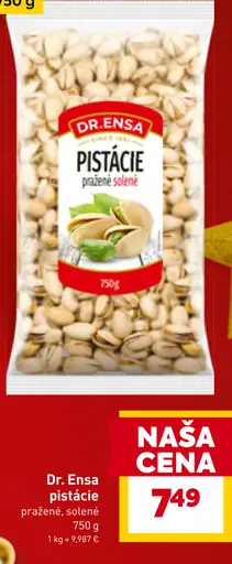 Dr. Ensa pistácie pražené solené