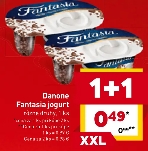 Danone Fantasia jogurt