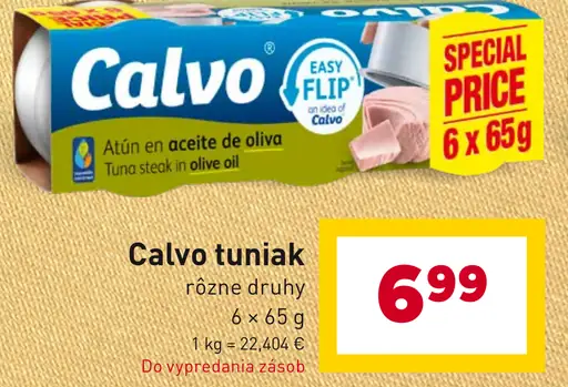Calvo Tuniak rôzne druhy