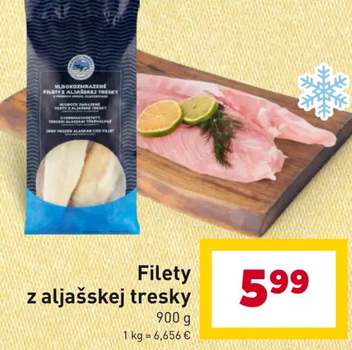 Filety z aljašskej tresky