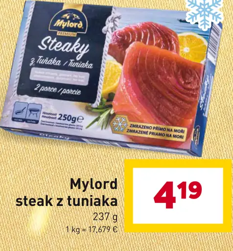 Mylord Steak z tuniaka glazovaný