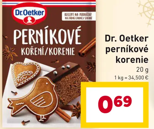 Dr. Oetker Perníkové korenie