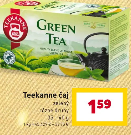 Teekanne čaj zelený