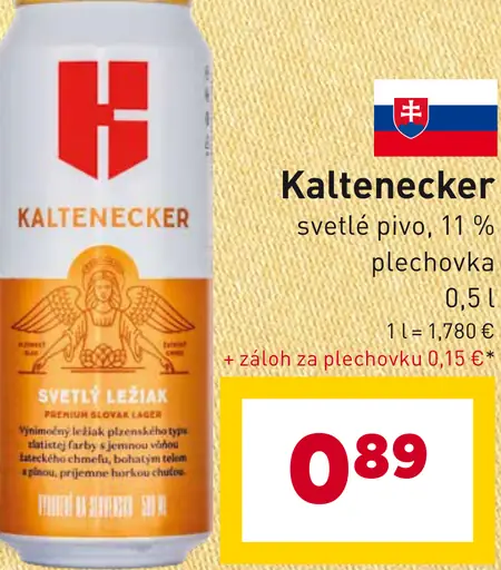 Kaltenecker svetlé pivo