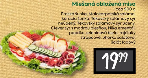 Miešaná obložená misa