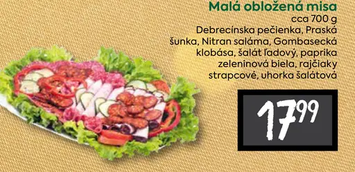 Malá obložená misa