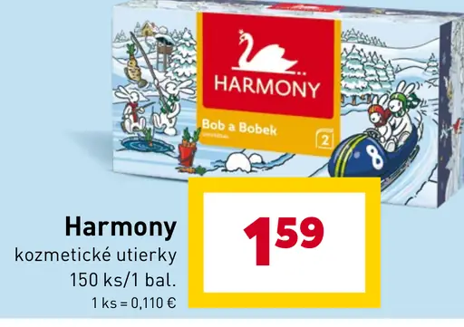 HARMONY kozmetické utierky