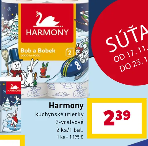 Harmony kuchynské utierky