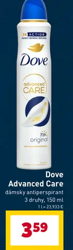 Dove advanced CARE dámsky antiperspirant