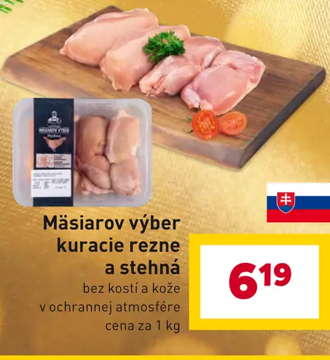 Mäsiarov výber kuracie rezne a stehná