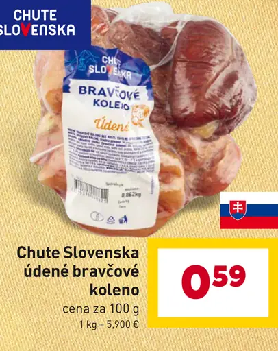 Chute Slovenska údené bravčové koleno