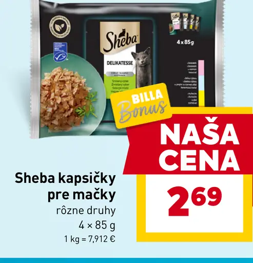 Sheba kapsičky pre mačky
