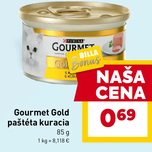 Gourmet Gold paštéta kuracia